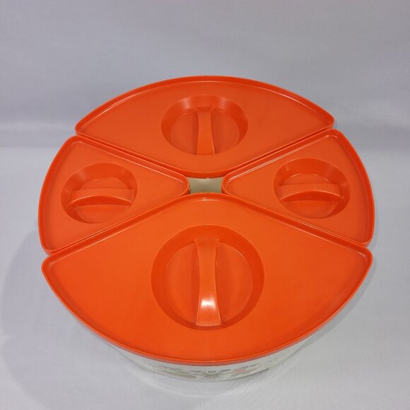 Sterilite Vintage Thanksgiving Harvest Canister Set 4 Food Storage Containers - Picture 3 of 4